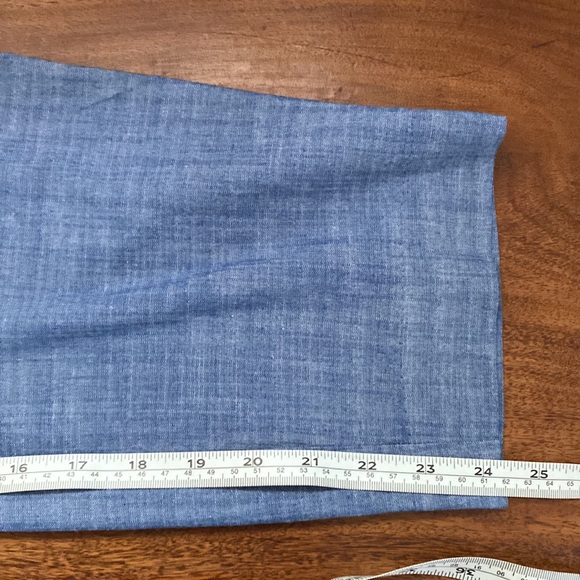 Zara Basic pant Size M 100%Cotton Side pockets elastic waist. - Picture 6 of 8